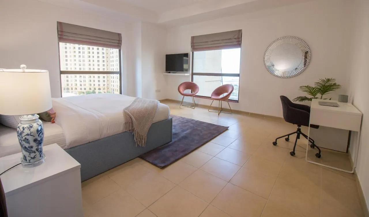 Premium 3Br! Partial Sea-View - Amwaj Apartment Dubai